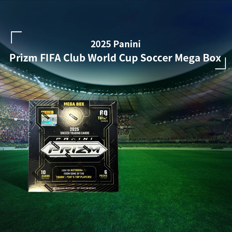 การ์ดสะสมฟุตบอล 2025 Panini PRIZM FIFA Club World Cup กล่อง MEGA 60 ใบ