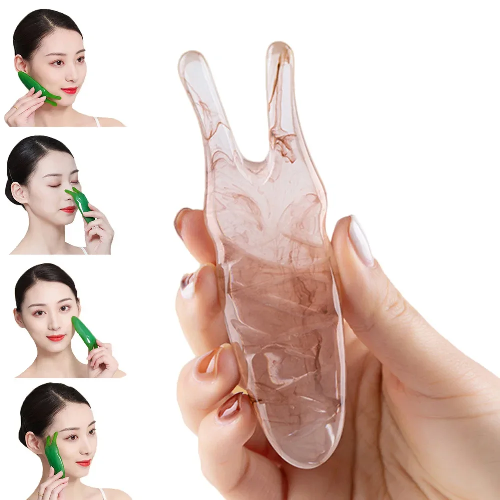 Nose Lifting Shaper Resin Massage Roller Guasha Trigger Point Therapy Stick Nasal Slimmer V-Face Eye Massage Makeup Beauty Tool