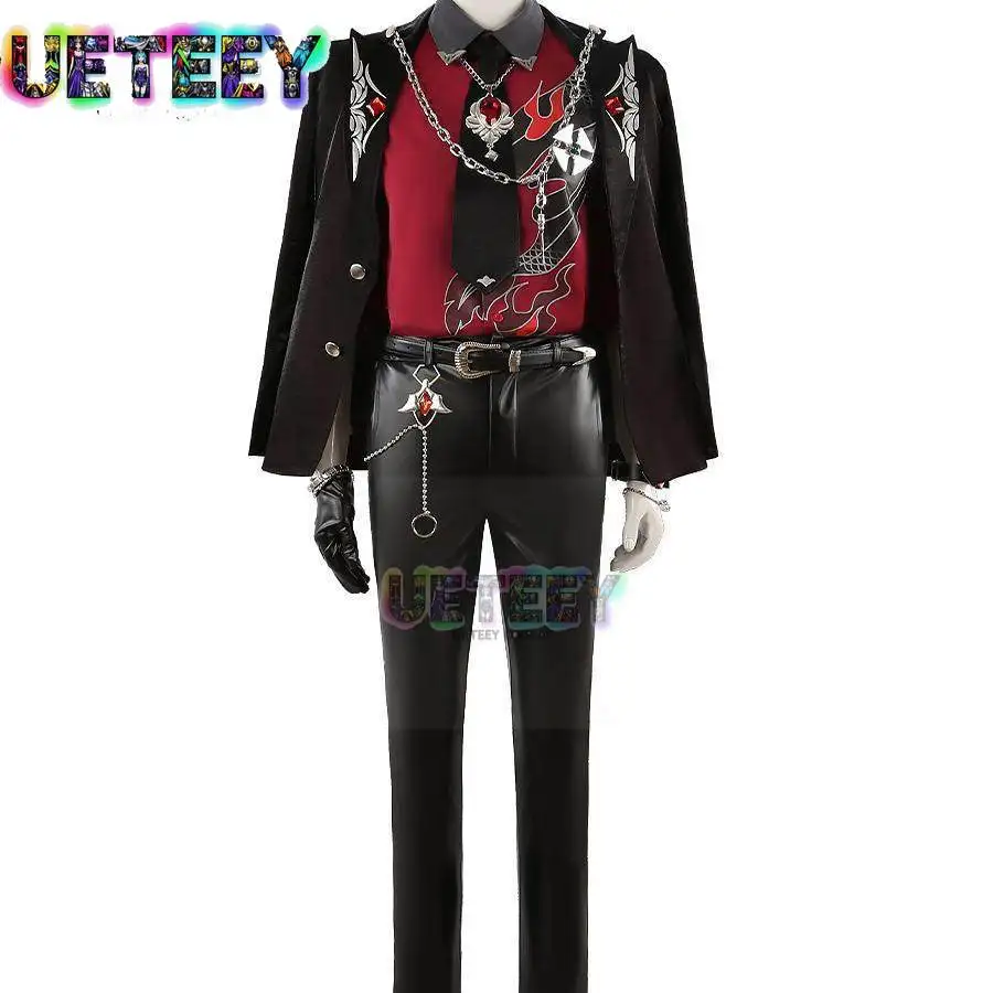 Disfraz de Cosplay de UETEEY COS Ensemble Stars Cross Pool Dominant Drastic Mam Mikejima Madara Leo Natsume para Halloween, Talla Personalizada