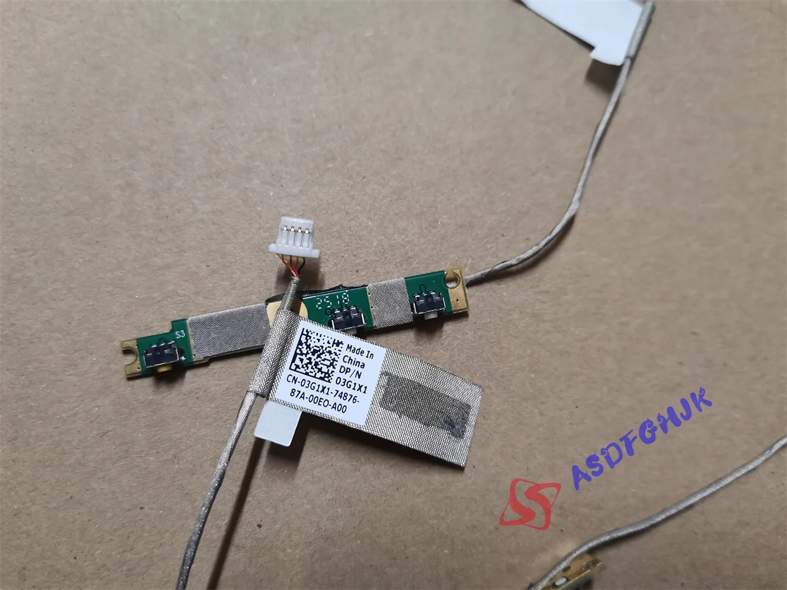 

Для ноутбука Dell Inspiron 13 (5368/5378) кнопка питания/плата кнопки громкости с кабелем-3G1X1 03G1X1 450.07R0A.0021