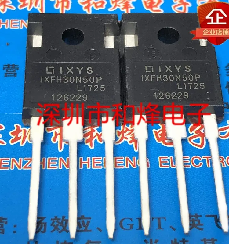 5PCS IXFH30N50P TO-247 500V 30A