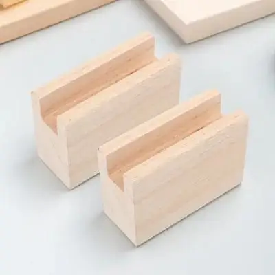 2Pcs Mattress Heightening Pads Wood Bed Risers for Furniture Table Legs Raising Supports Easy Install No Tools Needed