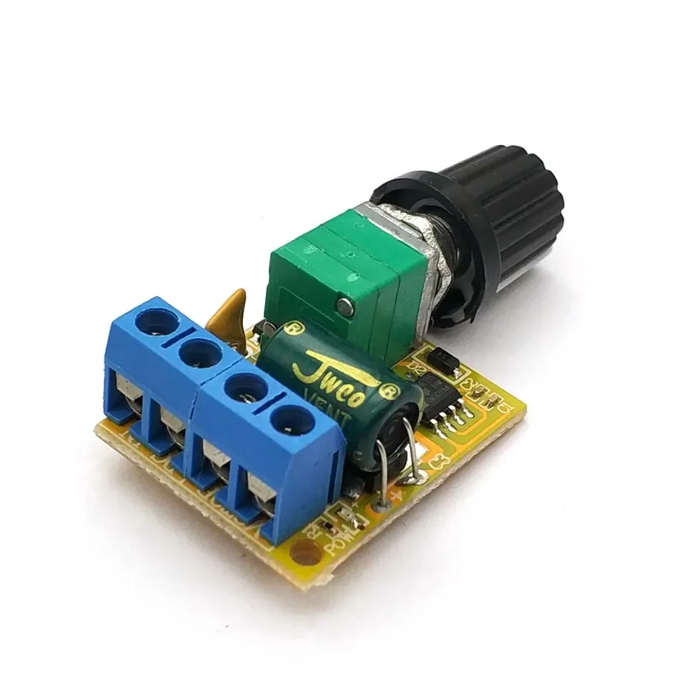Мини-двигатель постоянного тока контроллер скорости ШИМ 3 в, 6 в, 12 В, 24 В, 35 В постоянного тока, 90 Вт, 5 А, переключатель управления скоростью двигателя постоянного тока, светодиодный диммер