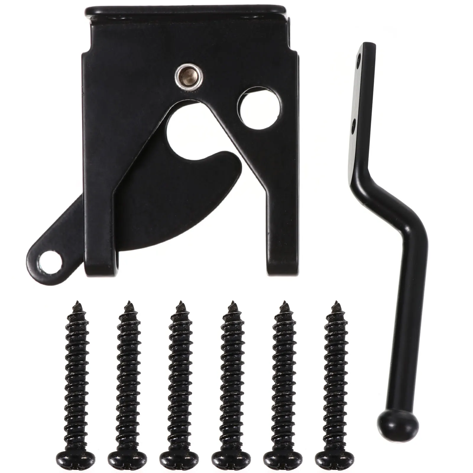 

Hinge Latch Core Wood Fence Gate Lock Iron Door Buckle Fastener Automatic Gravity Lever Gate Latch for Outdoor