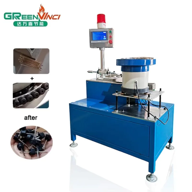 Pneumatic Horizontal Colloidal Loading Machine Automatic Glue Dispenser Automatically Assemble Rubber Particles on the Lead Rod