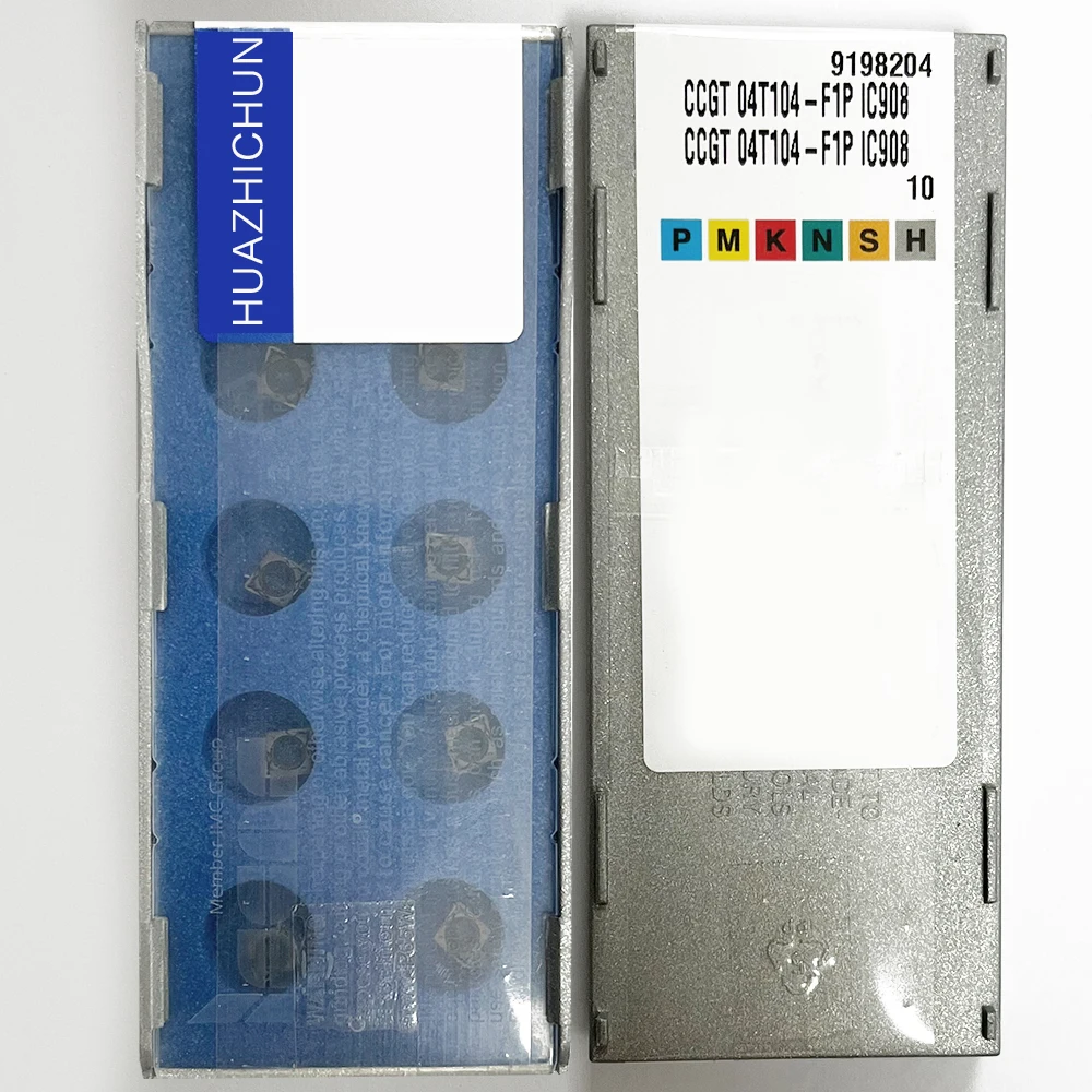 

HUAZHICHUN CCGT 04T104 -F1P IC908 CNC Carbide insert lathe tools