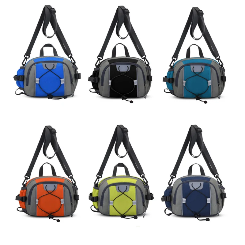 Cinto de Nylon impermeável Cintura Sacos, Multifuncional Armazenamento de Viagem, Casual Outdoor Sport Packs, Alta Qualidade, Saco Crossbody Masculino