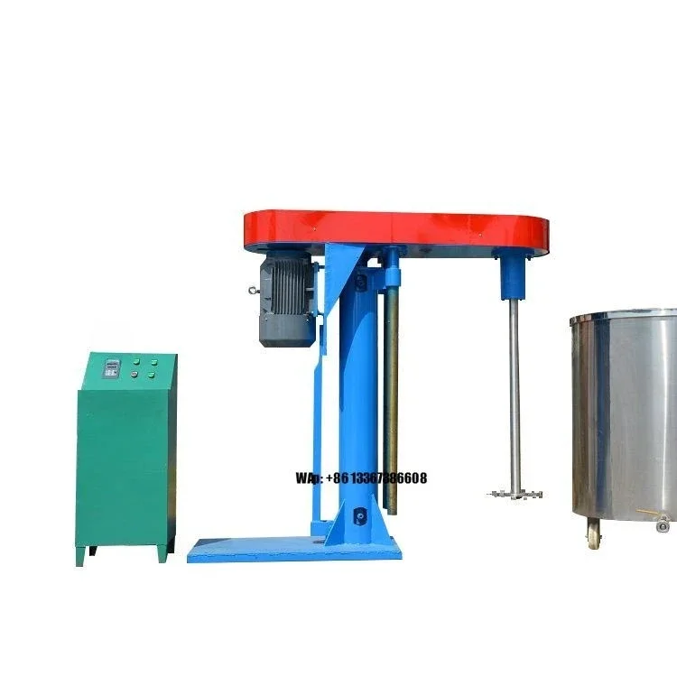 High-Speed Dispenser Mixing Equipment With Pump Motor Rapid Dispersing High Shear Forces Uniform Blending for Coating Chemical