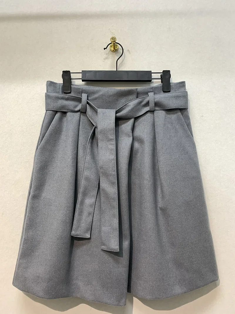 Kuzuwata Harajuku Vetement Femme Pants High Waist Solid Color Wide Leg Shorts Japanese Bandage Slim Waist Pantalones Cortos