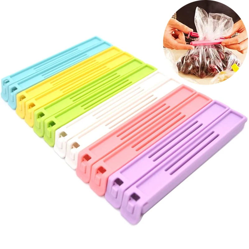 Food Sealing Clips Bag Clips Portable New Kitchen Storage Food Snack Seal Sealing Sealer Clamp Plastic Clips Bag Sealer 11cm