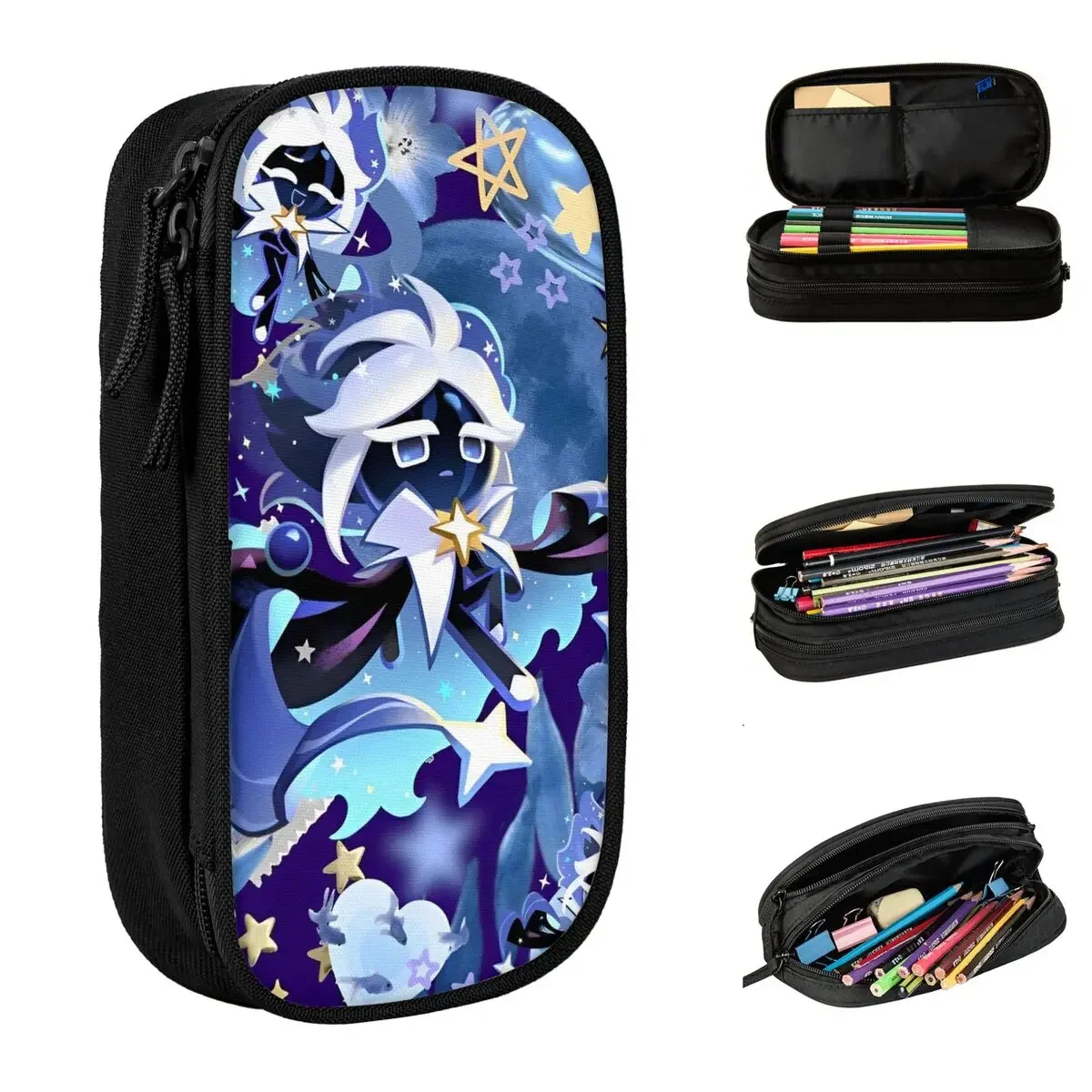 Stardust Cookie Pencil Case Cookie Run Kingdom Pencilcases Pen Holder Student Pencil Bags School Supplies Cosmetic Stationery