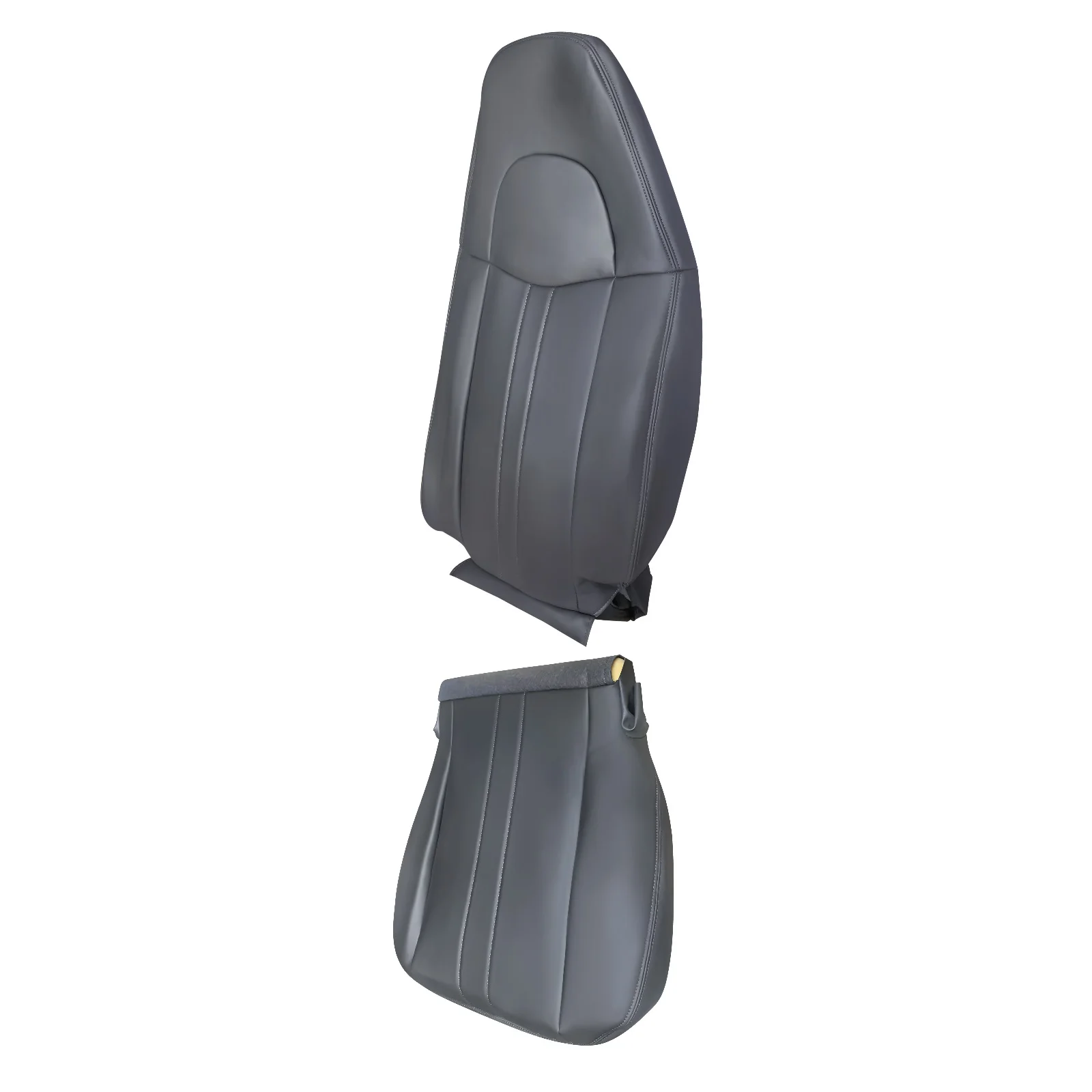 Driver Passenger Seat Cover Dark Gray For Chevy Express 1500 2500 3500 4500