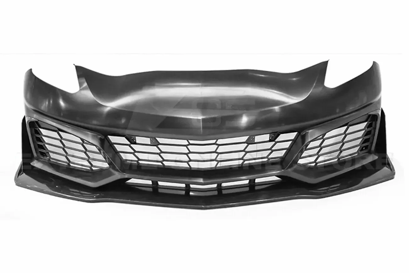 ZR1 Style Front Grille Lower Lips Full Body Kits Painted Bumper Cover For Chevrolet Corvette C7 ZR1 2014-2019