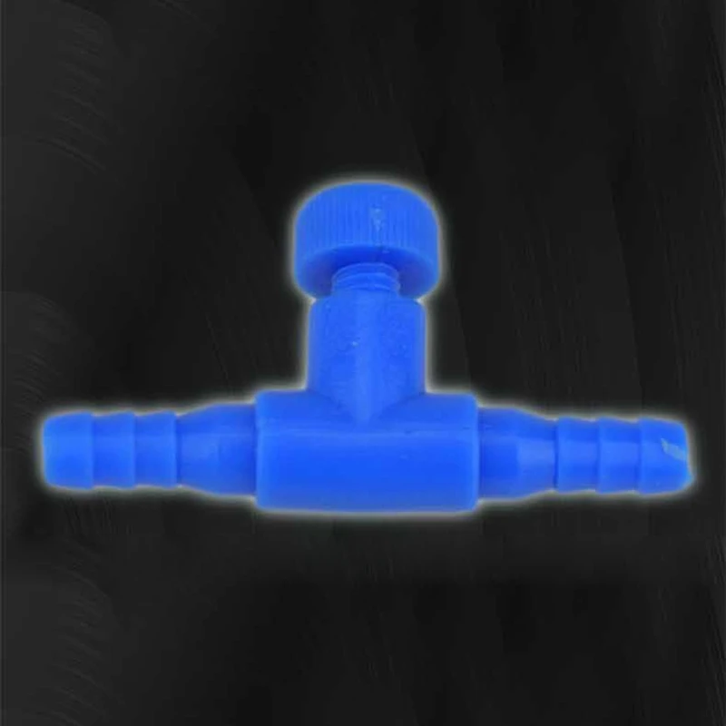 Plastic Fish for Tank Air Control Valves Aquarium Hose Connector 2 Way Adjustment Control Valves Accessories