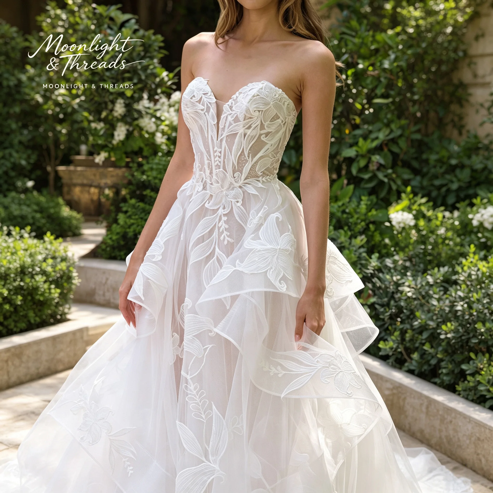 Белое платье без бретелек и ру – обзор и цена Embroidery White Dress
