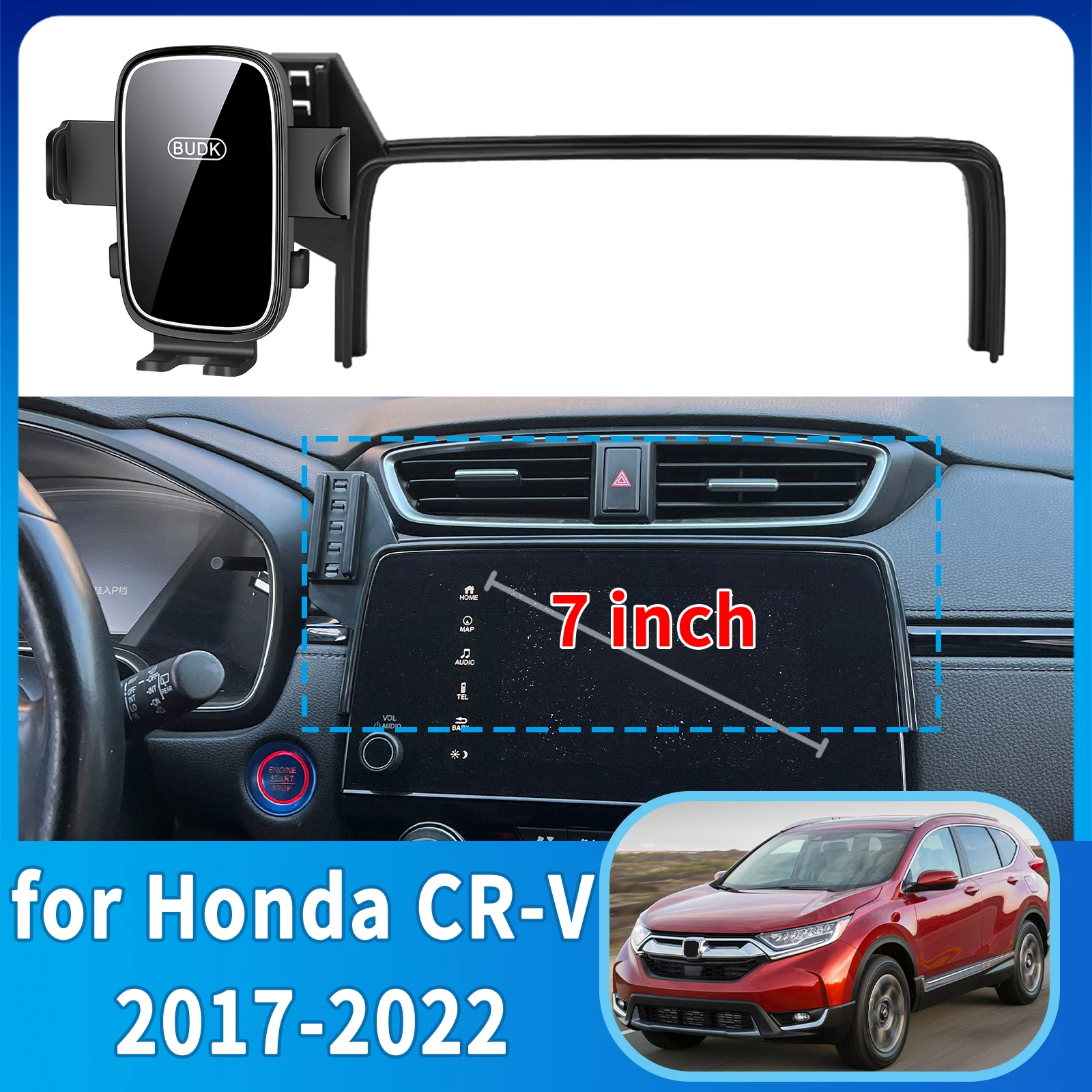 

fit for Honda CR-V 2017 2018-2022 CRV RW RT Phone Holder, Dashboard Screen Mount Bracket Easy Installation​​ Car accessoires
