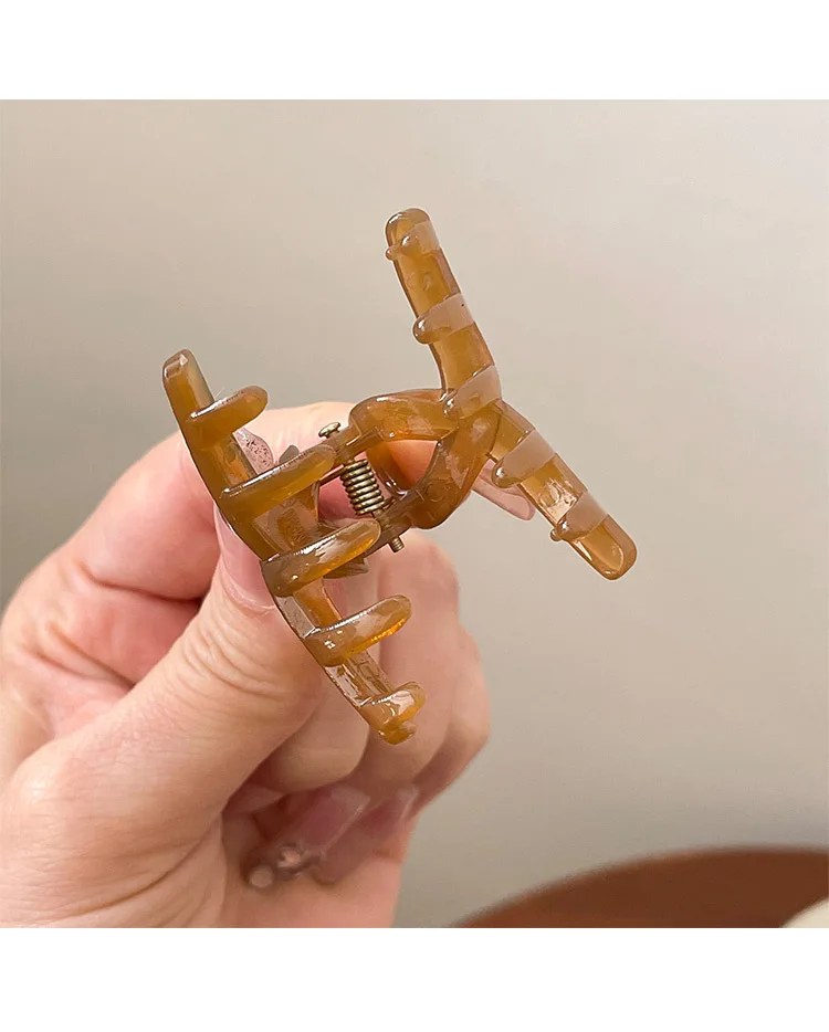 Small Size Shark Clip Ponytail Height Fixed Gadget Small Jaw Clip Bang Clip Accessories High Sense Clip Headdress Hairpin Female