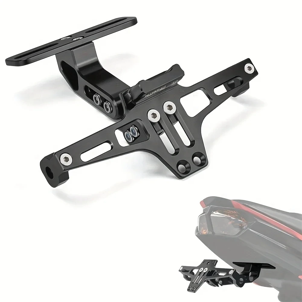 Motorcycle License Plate Bracket Fender Eliminator Universal Motorcycle Tail Tidy Motorcycle Number License Plate Mount Holder