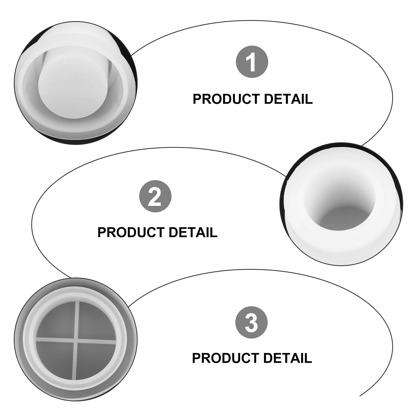 

Cylinder Bottle Mold Silicone DIY Craft Tool High Transparency Flexible Storage Container Maker Creative Gift Idea H made