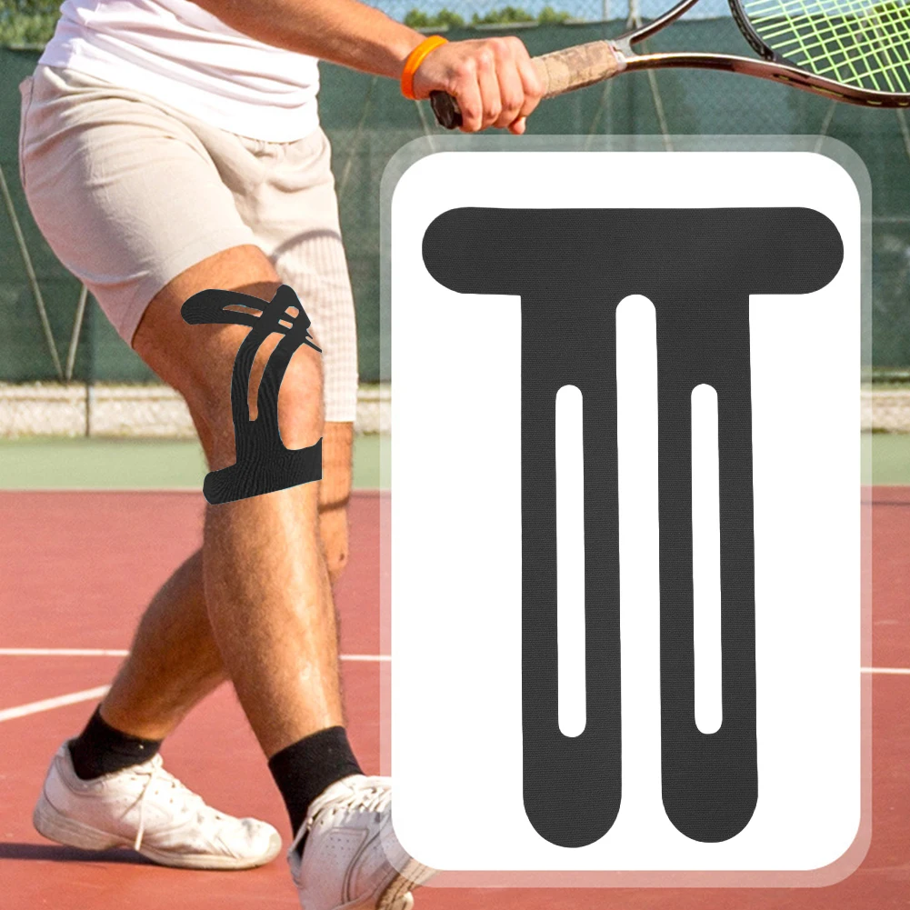 5개/세트 무릎 운동 테이프 프리컷 키네시올로지 테이프 무릎 통증 완화용 내구성 통기성 무릎 테이프 스포츠 운동용