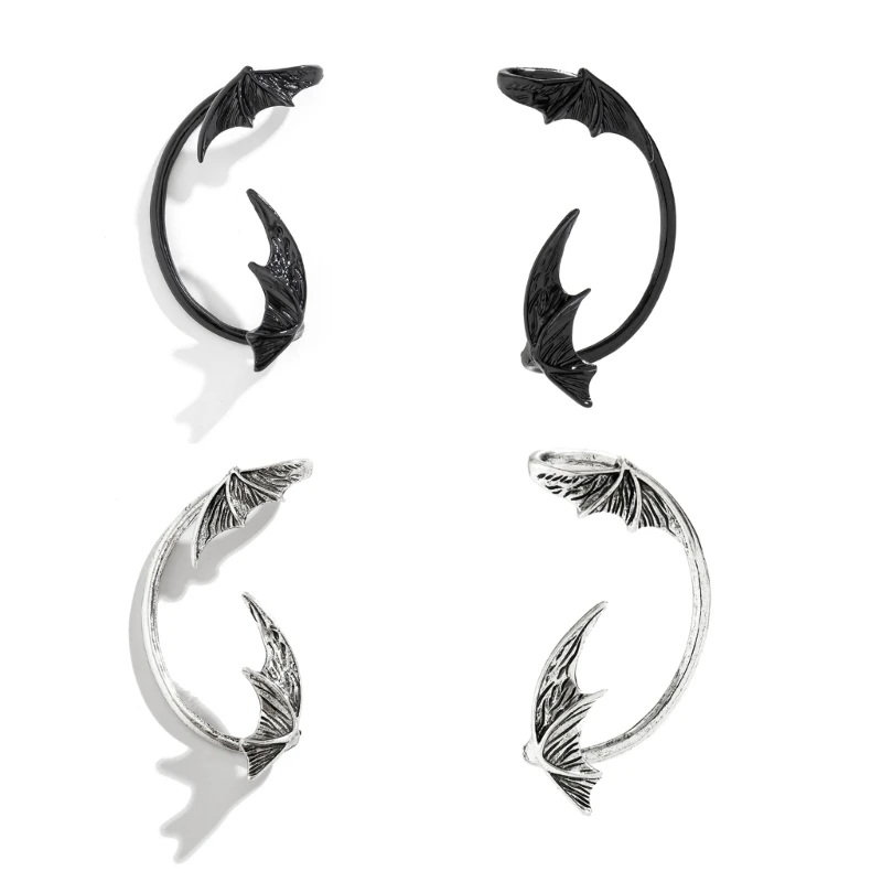 Bat Wing Ear Clip Metal Bat Earring No Piercing Earrings Jewellery for Women