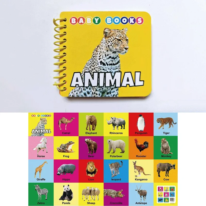 0-2 Years English Children Learning Cognitive Books Children's Enlightenment Books Children's Early Education Books Gifts