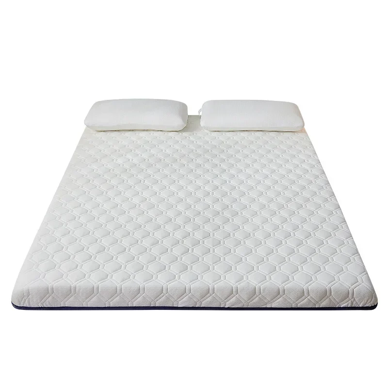 Thickened Folding Latex Mattress Home Dormitory Hotel Non-slip Single Double Cotton Mat Cushion Tatami for King Queen Size Bed