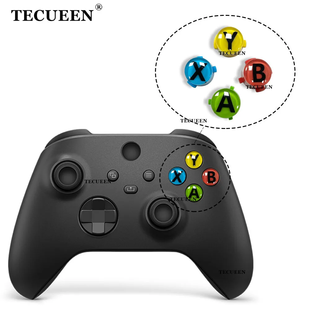 Replacement Color ABXY Buttons For Xbox Series X/S Controller DIY Parts Suit for Xbox One S Elite Controller ABXY Buttons Change