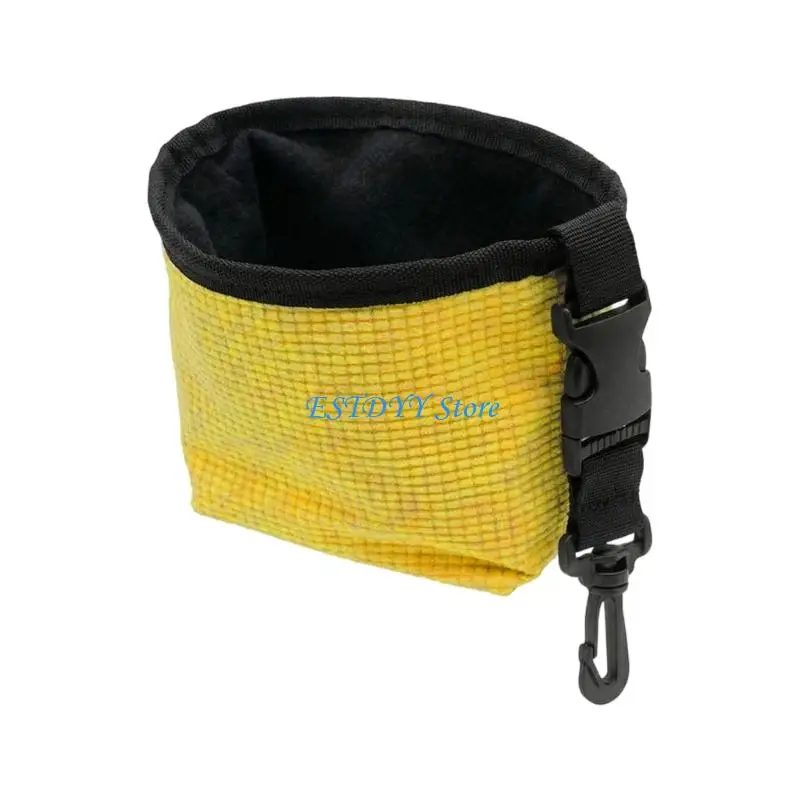 G6DE Light Weight Golf Club and Ball Cleaning Pouches With Waterproof Lining And Removable Clip For Golf Gear Maintenance