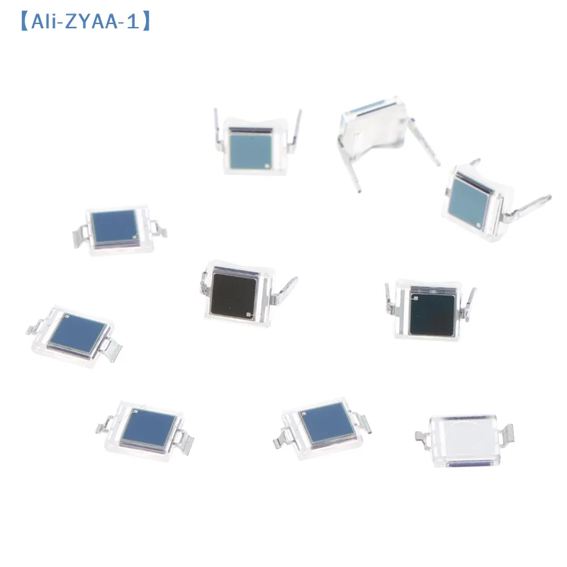 【ZYAA-1】5Pcs Photodiode BPW34S BPW34 Surface Mount/Direct Plug-in SMD-2/DIP-2 Silicon PIN Photodiode Infrared Receiver Tube