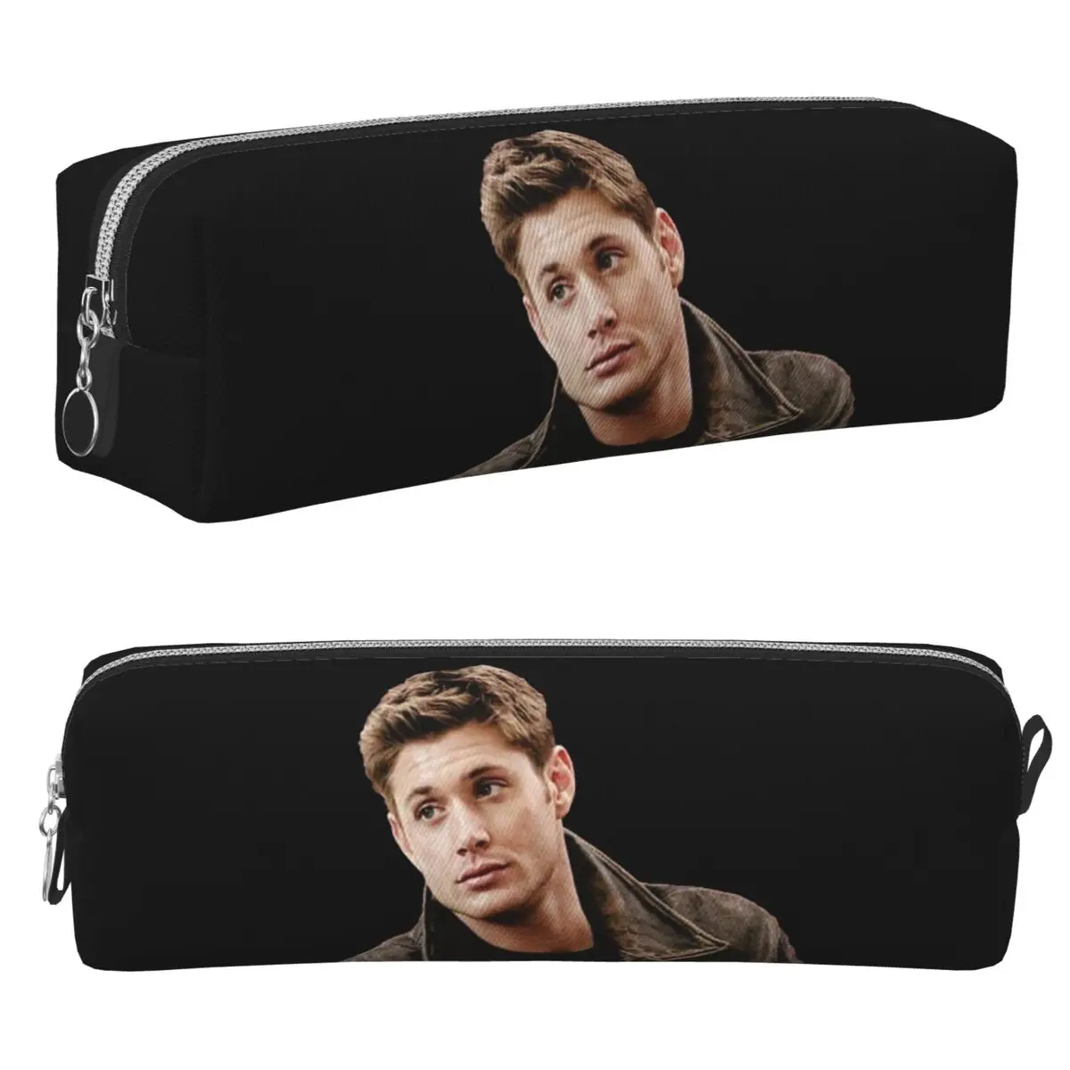 Dean Winchester Supernatural Pencil Cases Large Storage Pen Bags Pen Box For Boys Girls School Office Pencil Pouch Cosmetic bag