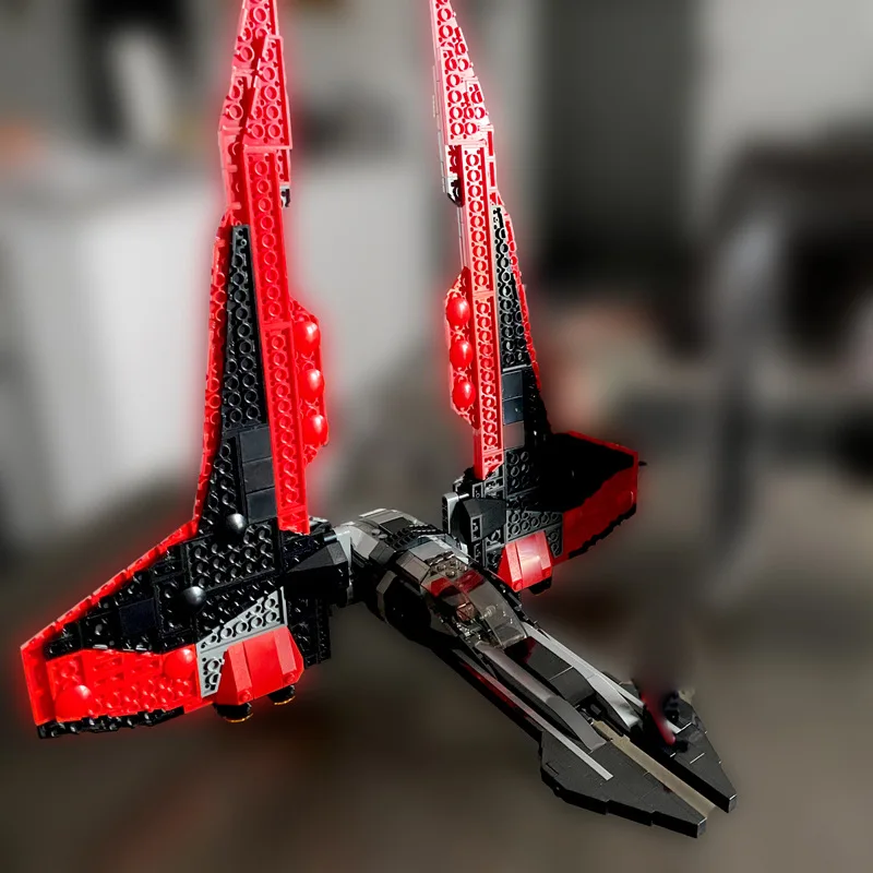 Filmes Clássicos Space Fighter Building Blocks Kit, Gauntlet de Darth Maul, TIE Guard, Starfighter Modelo, DIY Brinquedos para Crianças Presente, MOC-32053