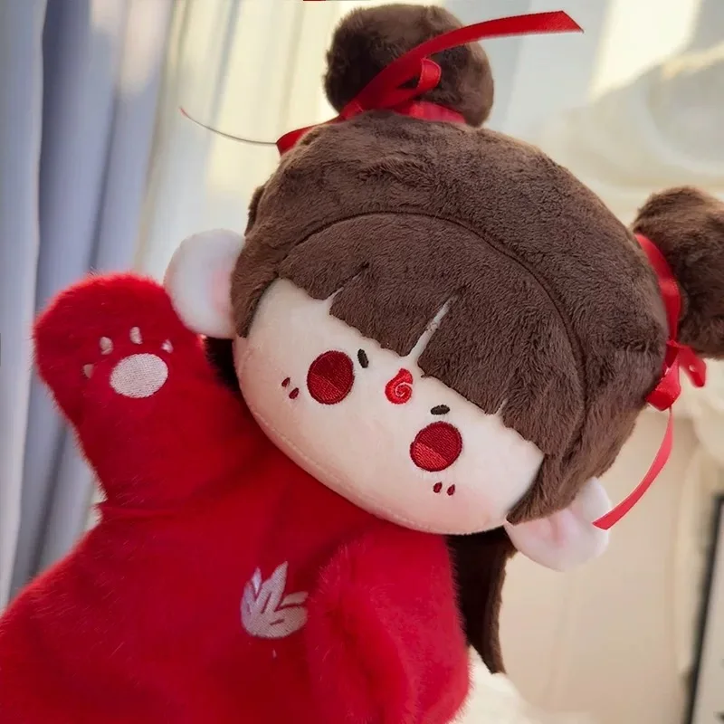 Nezha Ao Bing دمية اليد المحيطة ألعاب من نسيج مخملي دمى دمية يد ألعاب محشوة لطيفة مضحك بلوشي بنين بنات هدية عيد الميلاد