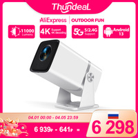 ThundeaL 4K Full HD Projector FHD TD80W Android WiFi 3D Home Theater TD80 Portable Beam Mini Projector Meeting 3D Video PK HY320