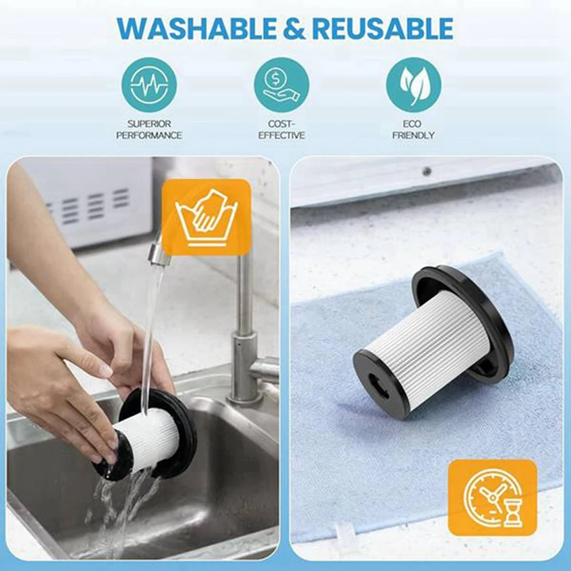 استبدال فلتر مطوي للمكنسة الكهربائية Bissell Cleanview XR 200W 300W Pet Stick 3789U 3797V 3789X، عبوتان