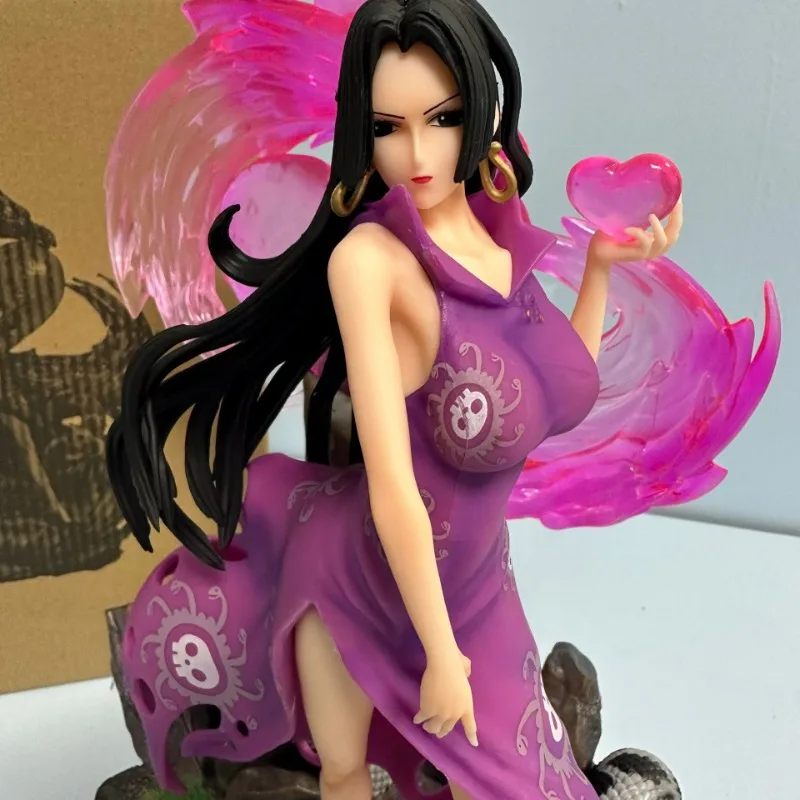 36cm uma peça anime figura boa hancock brinquedos modelo figuras de ação decoração desktop estátua coleção pingente presente aniversário do miúdo