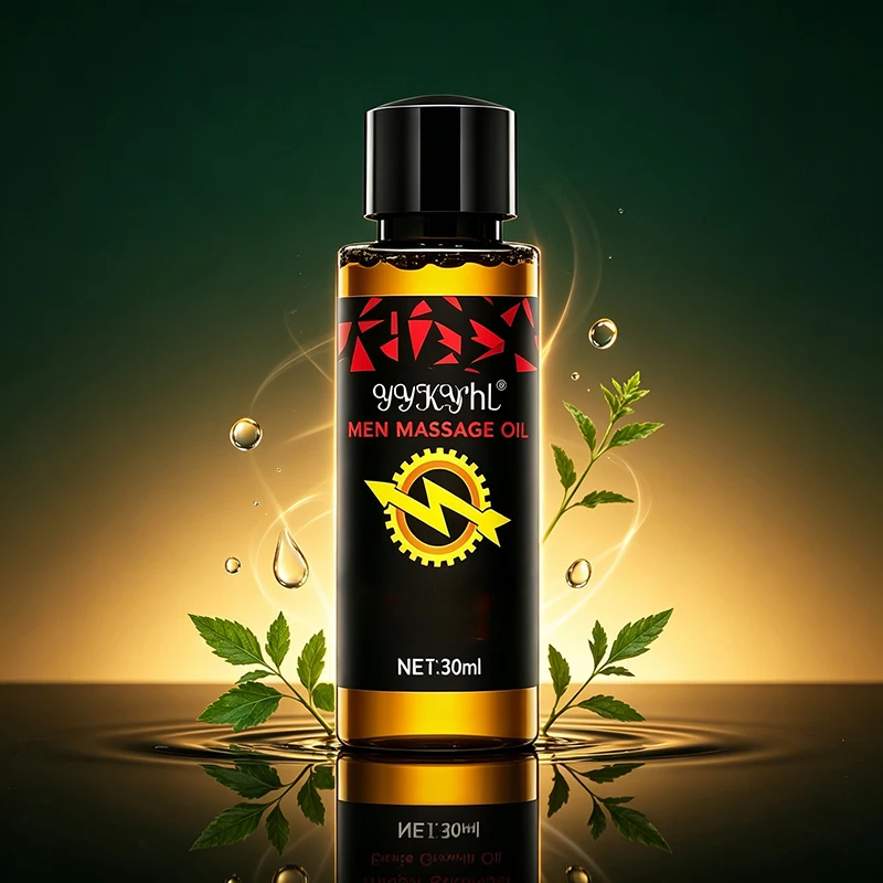 Men's Massage Oil for Intimate Experience Interactive Relaxation Fast Absorption Non-Greasy Promotes Bonding And Comfort