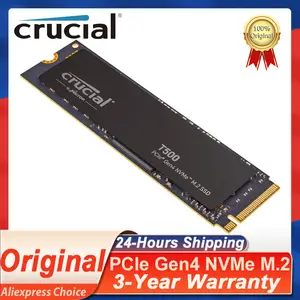 Crucial T500 500G 1TB 2TB Gen4 NVMe M.2 Internal Gaming SSD, Up to 7300MB/s, Laptop & Desktop Compatible 1T 2T - AliExpress Crucial T500 500G 1TB 2TB Gen4 NVMe M.2 Internal Gaming SSD, Up to 7300MB/s, Laptop & Desktop Compatible 1T 2T - AliExpress