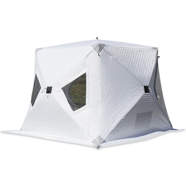 

Portable Indoor/Outdoor Sauna Tent Winter Ice Fishing Tent Insulated Cotton Thickened Anti-Cold Easy Carry Beach Tent Polyester