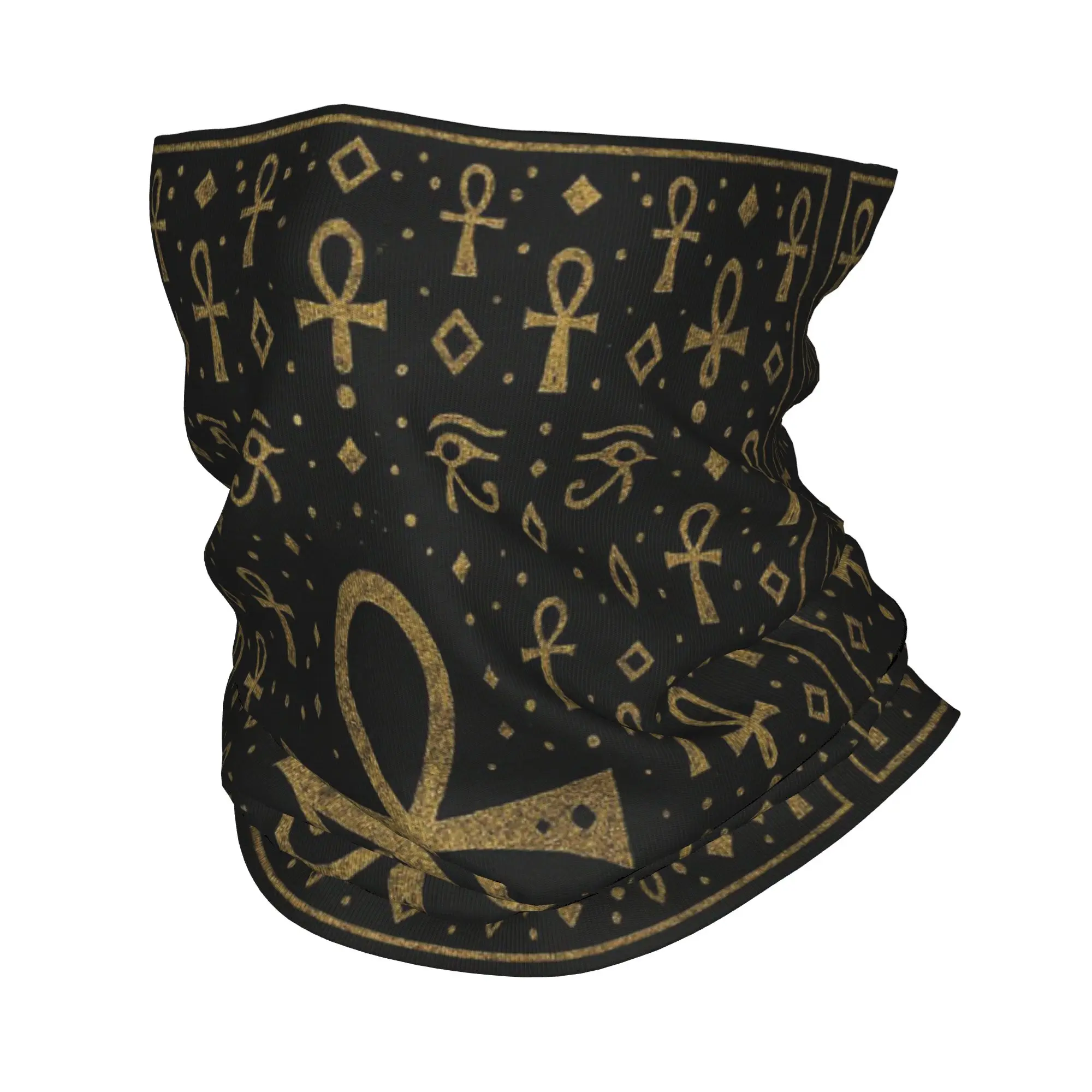 

Egyptian Ankh Key of Life Bandana Neck Cover Printed Magic Scarf Warm Cycling Scarf Hiking Fishing Unisex Adult