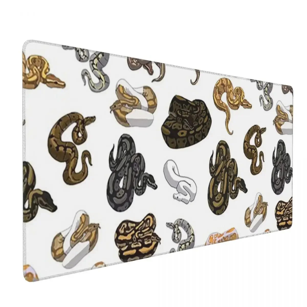 الكرة بيثون مورف الأفعى نمط بلا أكمام أعلى كبير ماوس الوسادة الكمبيوتر لوحة المفاتيح ماوس حصيرة ألعاب الكمبيوتر المحمول مكتب حصيرة الجدول الحصير