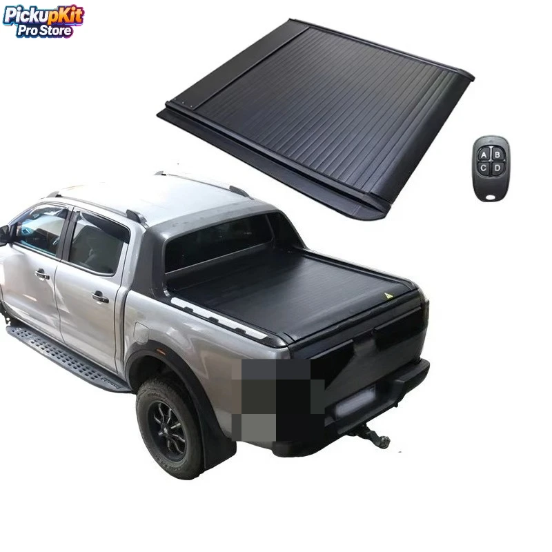 

Heavy-Duty Aluminum Electric Roller Shutter Lid All-Weather Tonneau Cover for Tacoma Off-Road