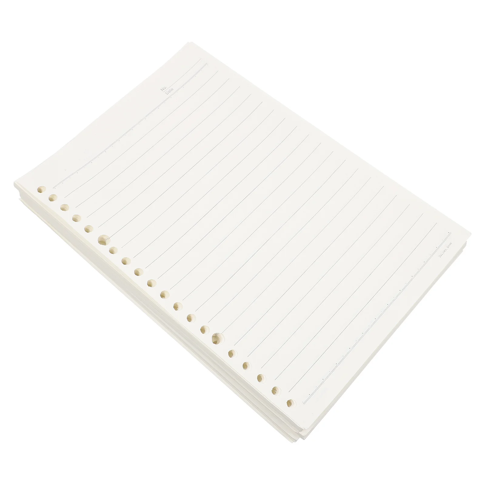 150Pcs A5 Loose-Leaf Replacement Tasteless Thick Hard Suitable for Writing Notes Planning A5 Loose-Leaf Paper