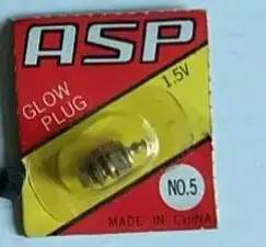 ASP NITRO ENGINE GLOW plug NO.5  5# for RC airplane fix wing model OS YS SAITO S32 32 36 S36 class TWO STROKE