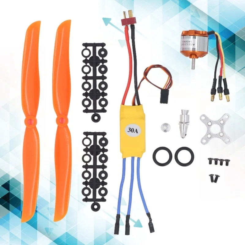 F9 A2212 1400KV Brushless Outgoing Motor 30A ESC 8060 Propeller And Screw Set For RC Airplane Quadcopter