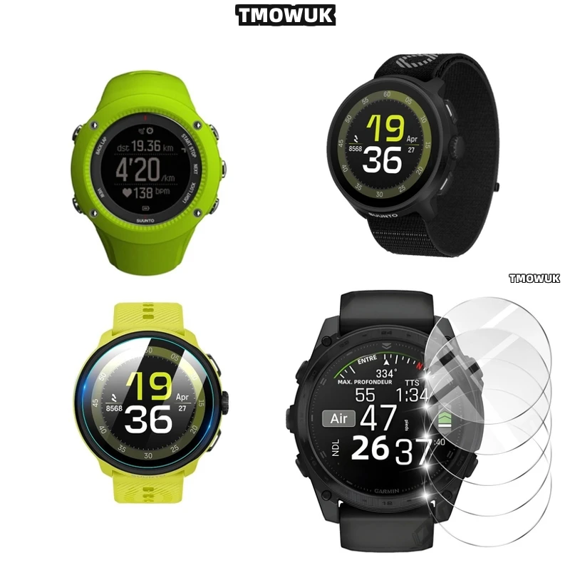 

For SUUNTO RUN Full Coverage Screen Protector, 9H Tempered Glass, Impact Resistant