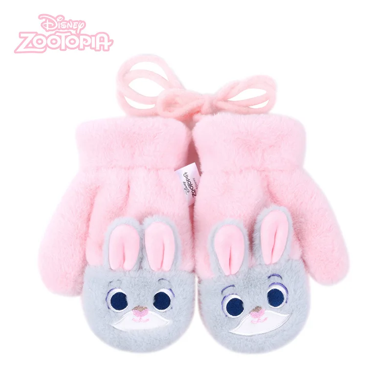 

Disney Zootopia Warm Gloves, Judith Laverne Hopps Winter Kids' Plush Lined Warm Gloves, Soft and Skin-Friendly, Christmas Gift