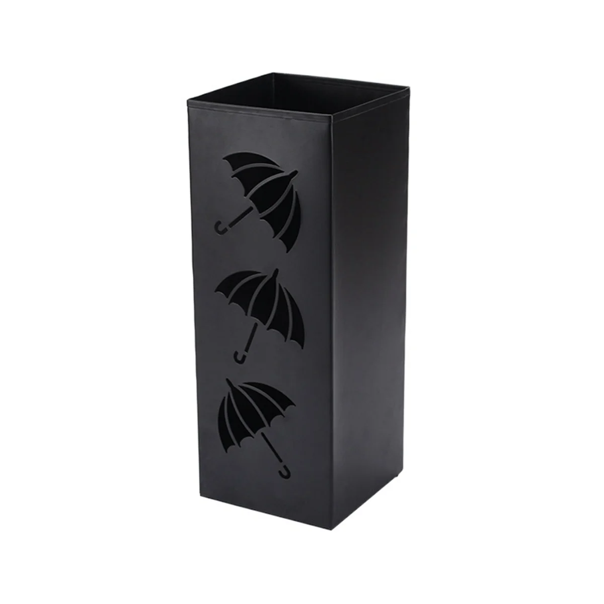 Umbrella Stand Outdoor Design Square Metal Umbrella in Modern Style with Removable Anti-Rust Sculpture Umbrella Stand