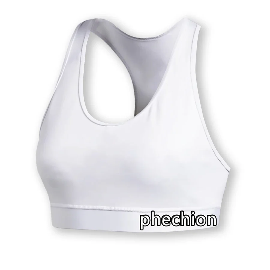 phechion New Fashion Women DIY 3D Printed Casual Sports Bra Novelty Sporting Hip Hop Summer Tanks Tops V01