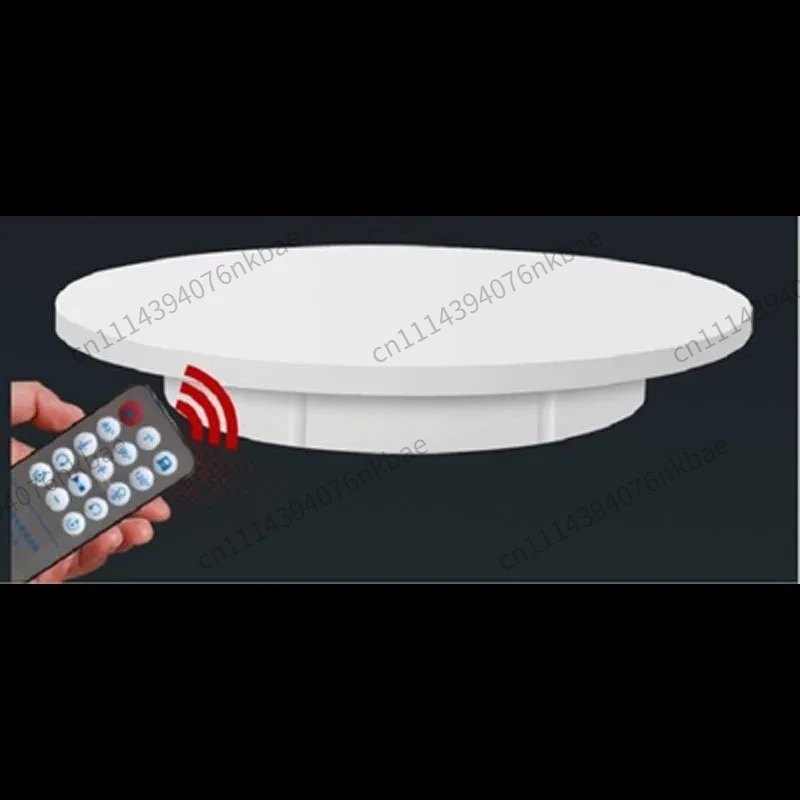 100KG Electric 360° Rotating Turntable Remote Control Adjustable Speed Photography 3D Scan Display Stand